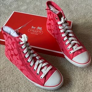 Coach high top sneakers